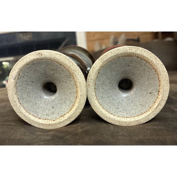 Two Vintage Otagiri Studio Pottery Footed Handle Geese Mugs - Picture 5 of 6